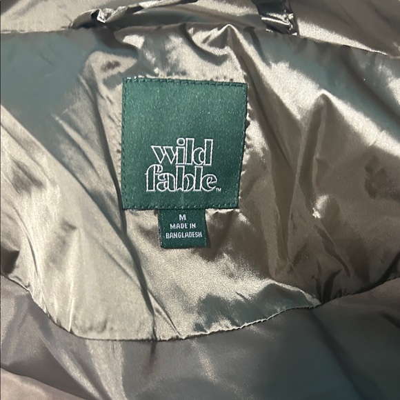 Teen Shiny Silver Puffer Jacket - Picture 4 of 4